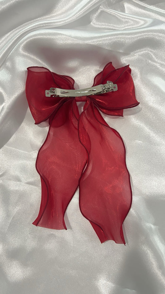 Rose hair clip