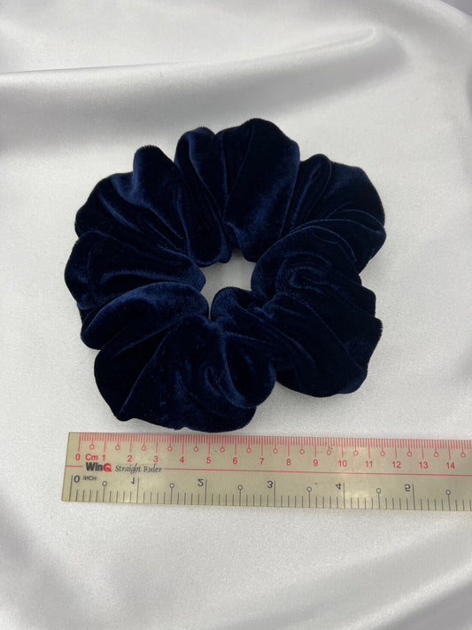 Velvet Blue scrunchie