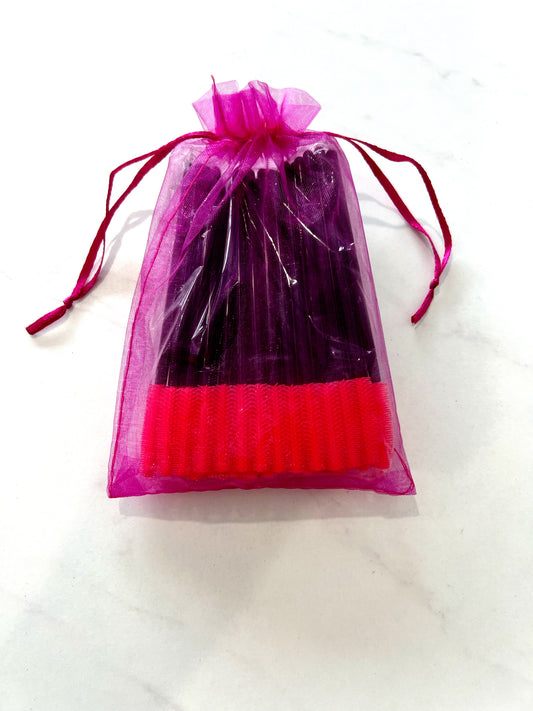 Silicone mascara wand