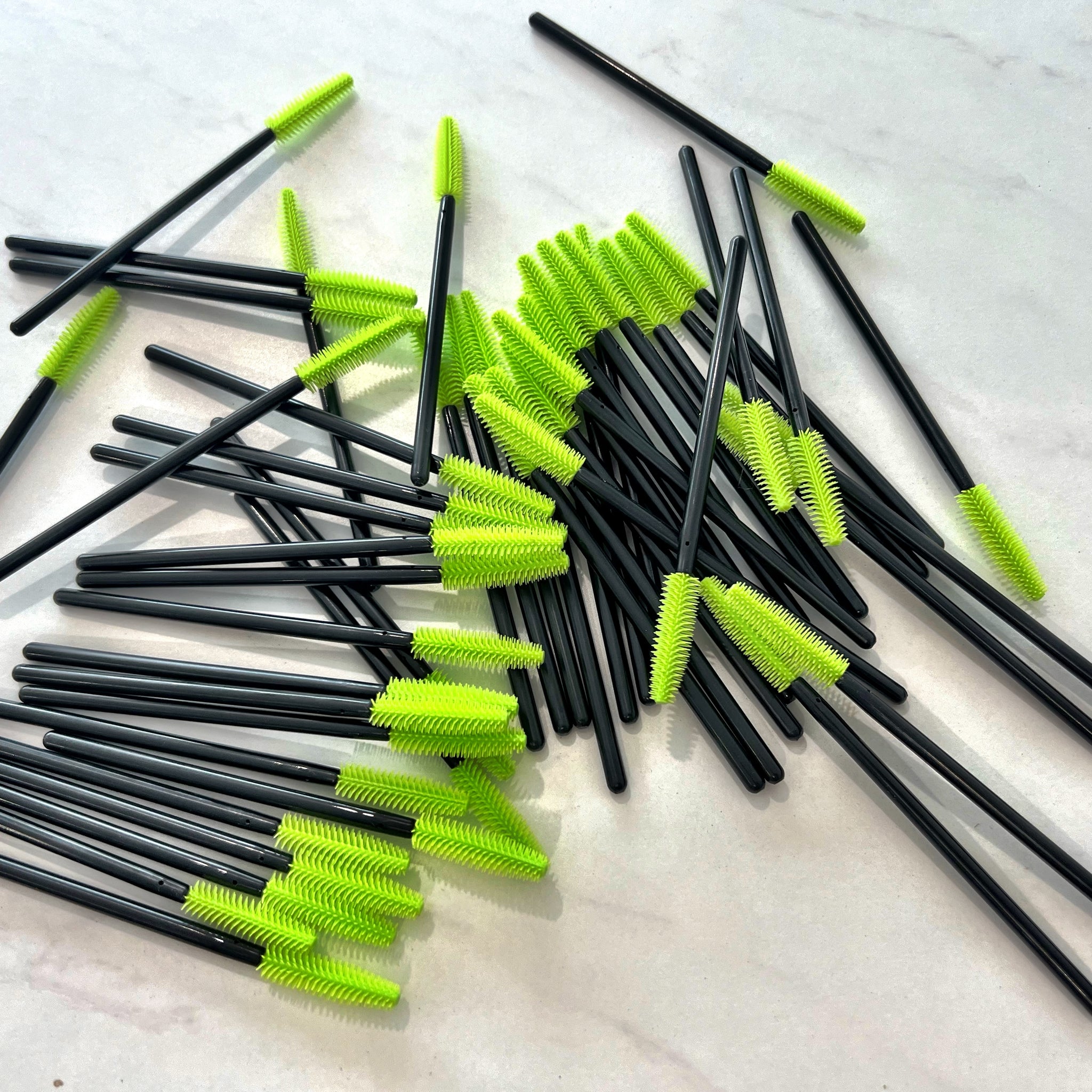 Silicone mascara wand